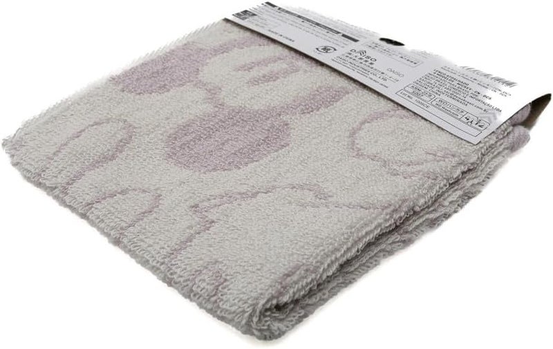 Daiso Mickey Mouse Washcloth Set | 4 Patterns | Off White | Soft Cotton Face & Hand Towels - Image 3